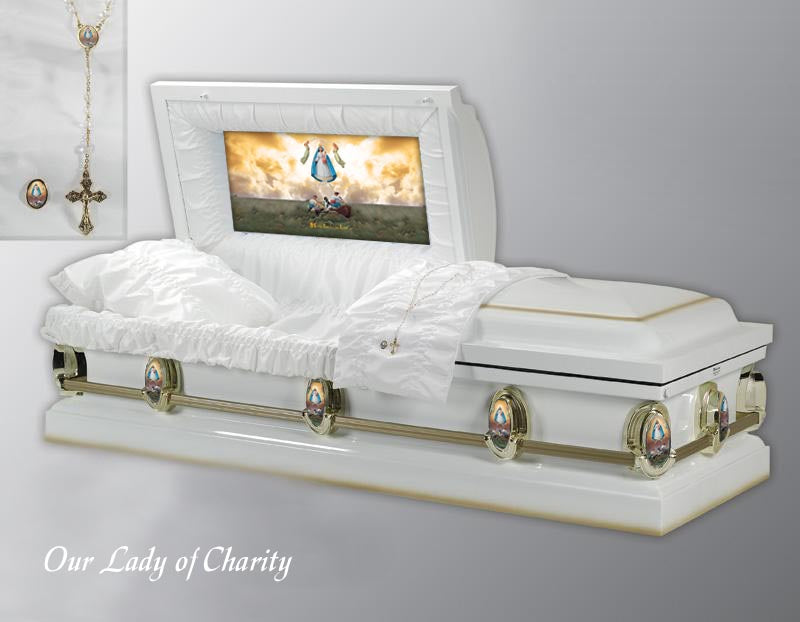 OUR LADY OF CHARITY   CASKET 20 GAUGE